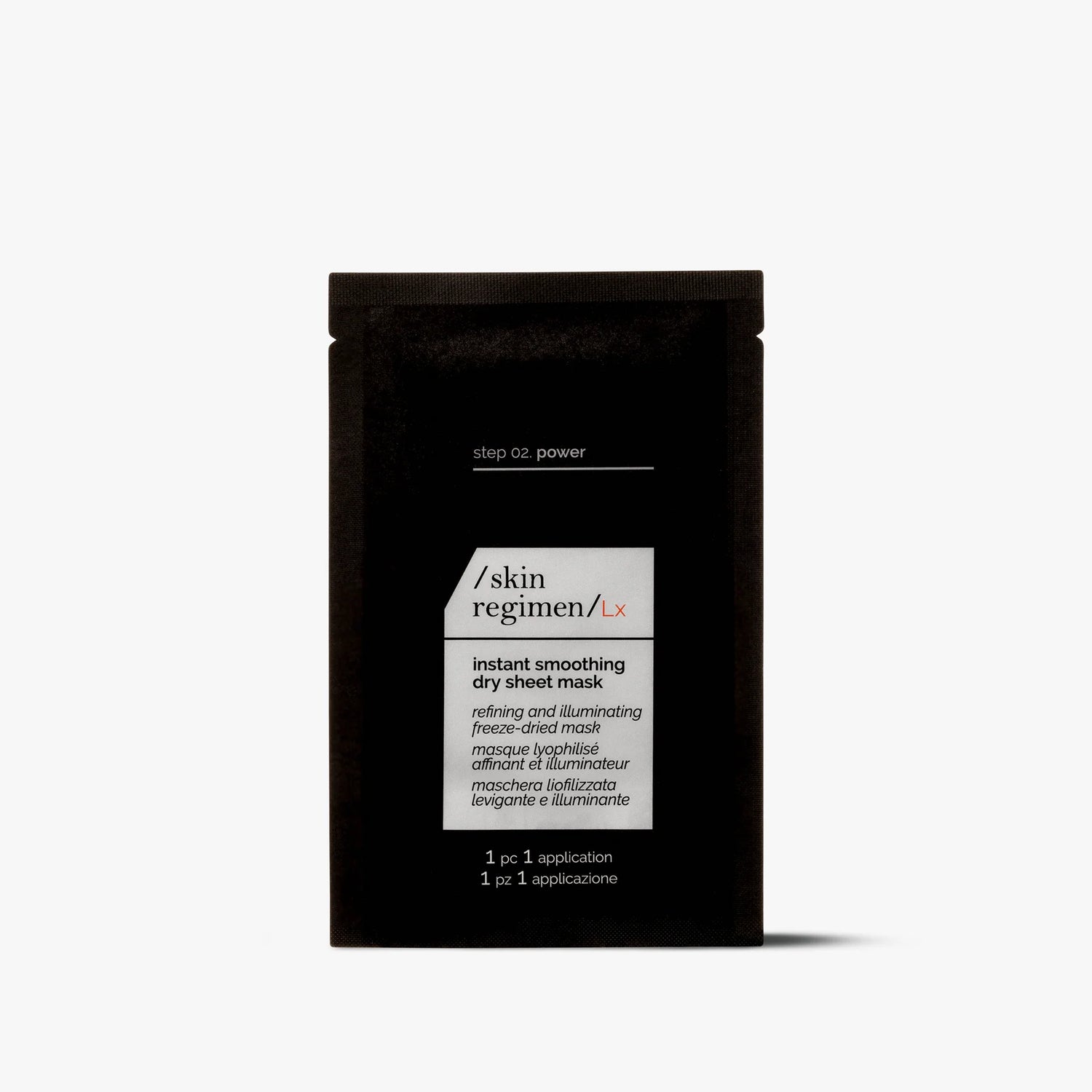 Maschera liofilizzata rassodante e illuminante - Skin Regimen Lx Instant Smoothing Dry Sheet Mask